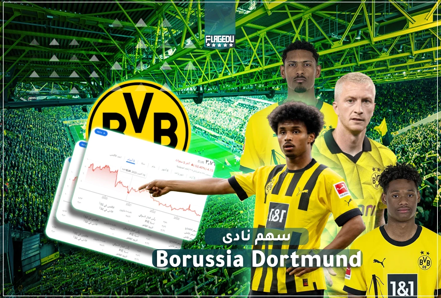 سهم نادى Borussia Dortmund Stocks