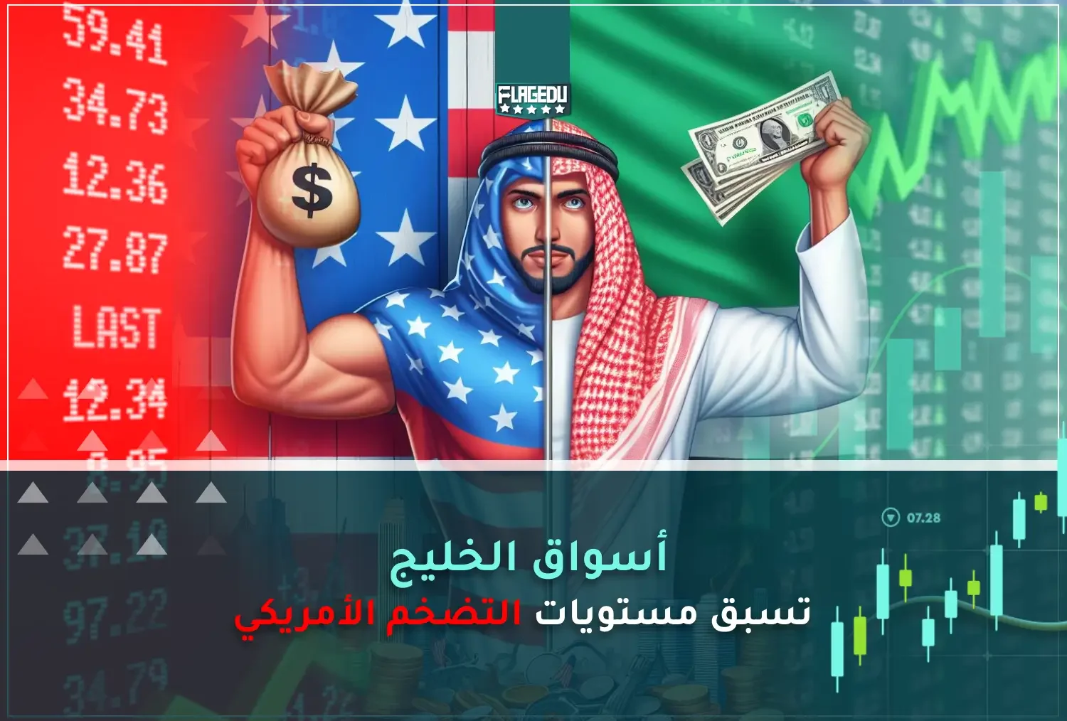أسواق الخليج تتغلب علي التضخم الأمريكي